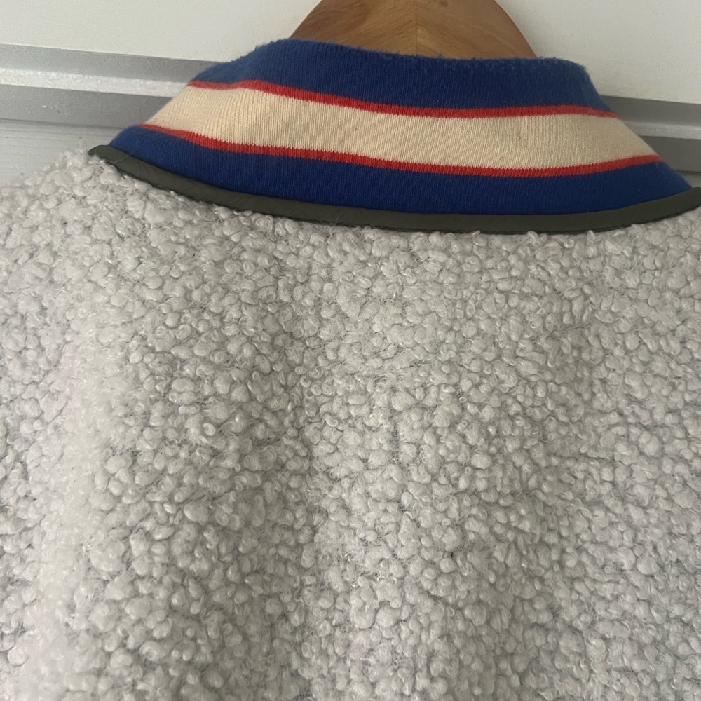 Quilted Nylon and Sherpa Jacket - Picture 9 of 15
